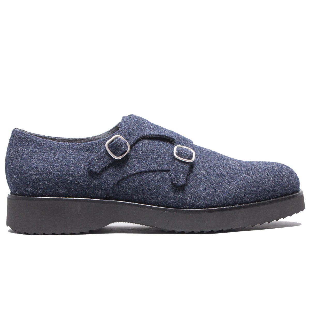 Double Monk loafers - ΜΠΛΕ