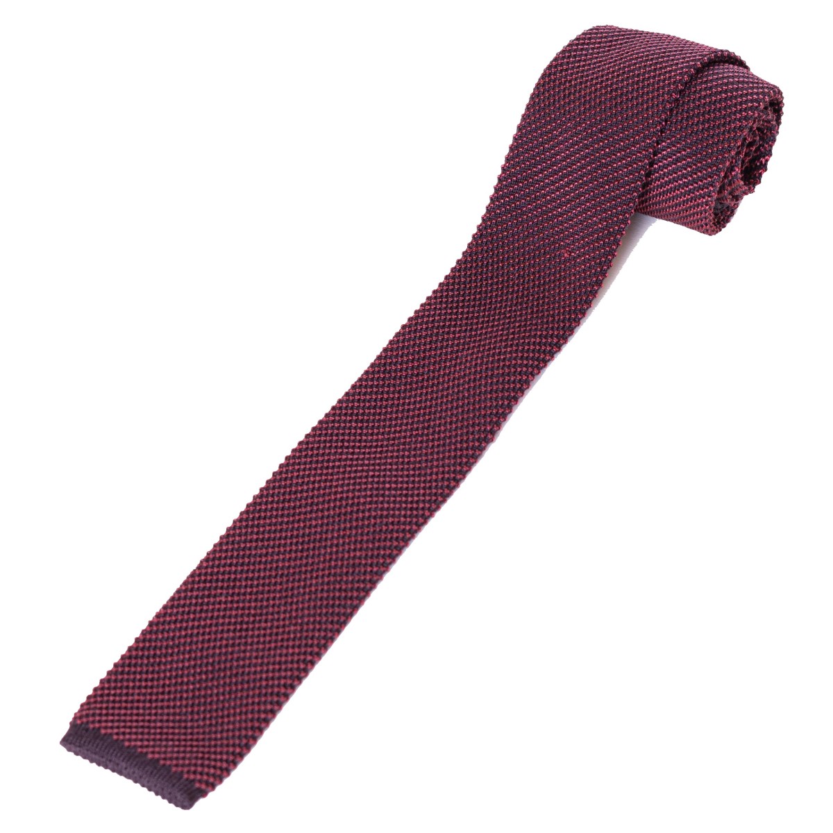  Knitted tie  - BROWN