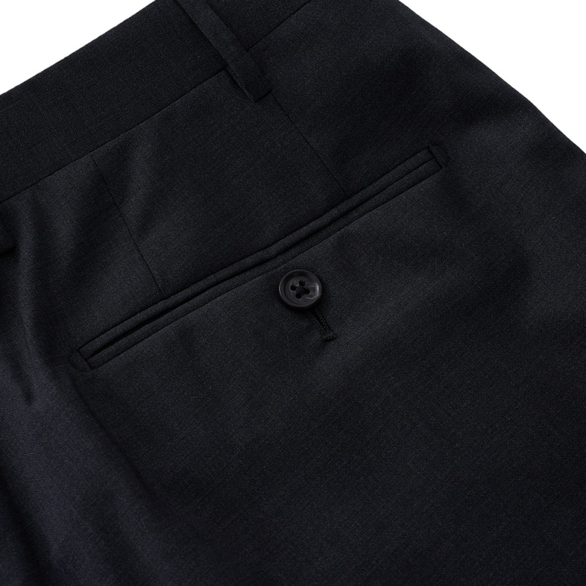 Cool Wool Trousers  - DARK GREY