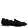 Loafers Velvet - ΜΑΥΡΟ