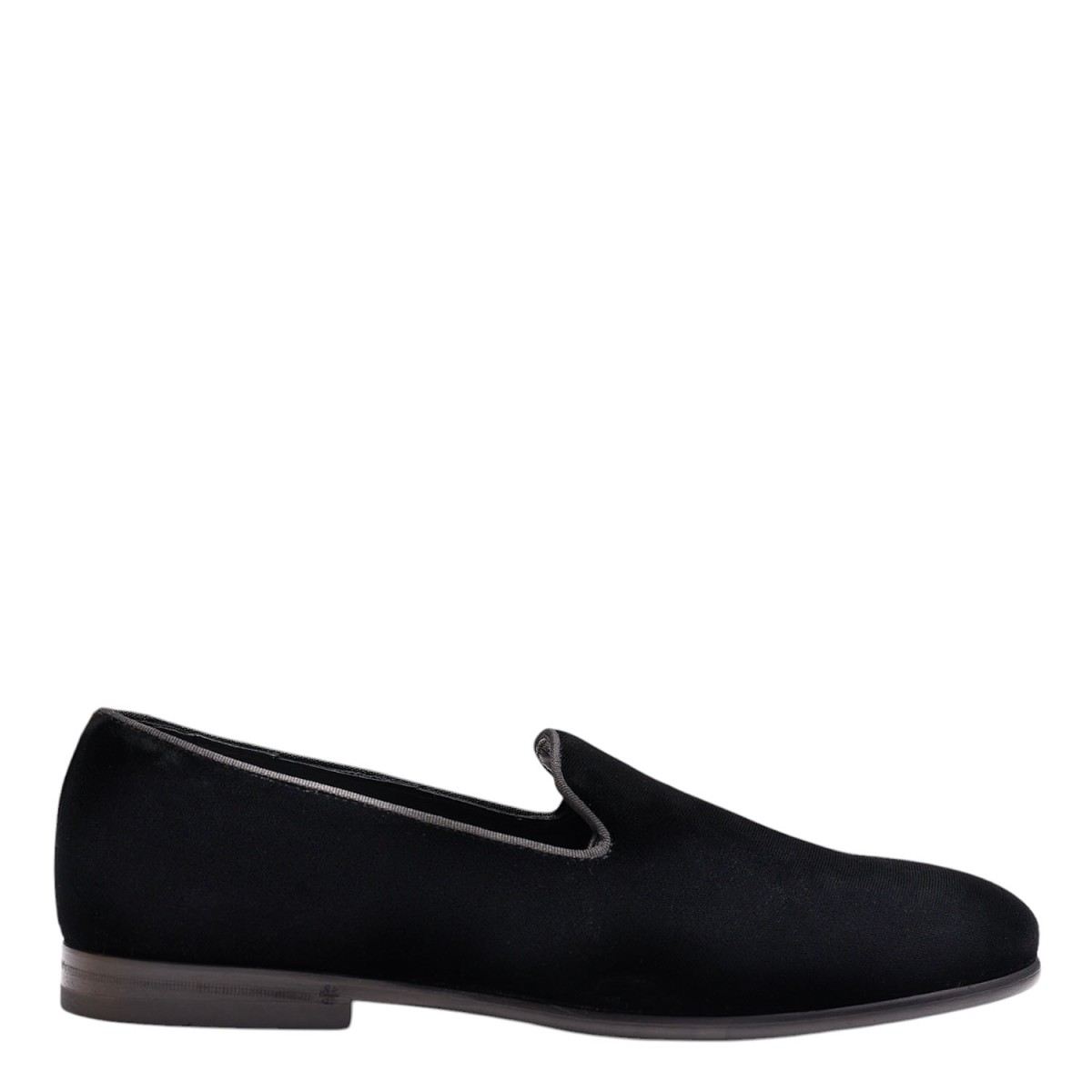 Loafers Velvet - ΜΑΥΡΟ