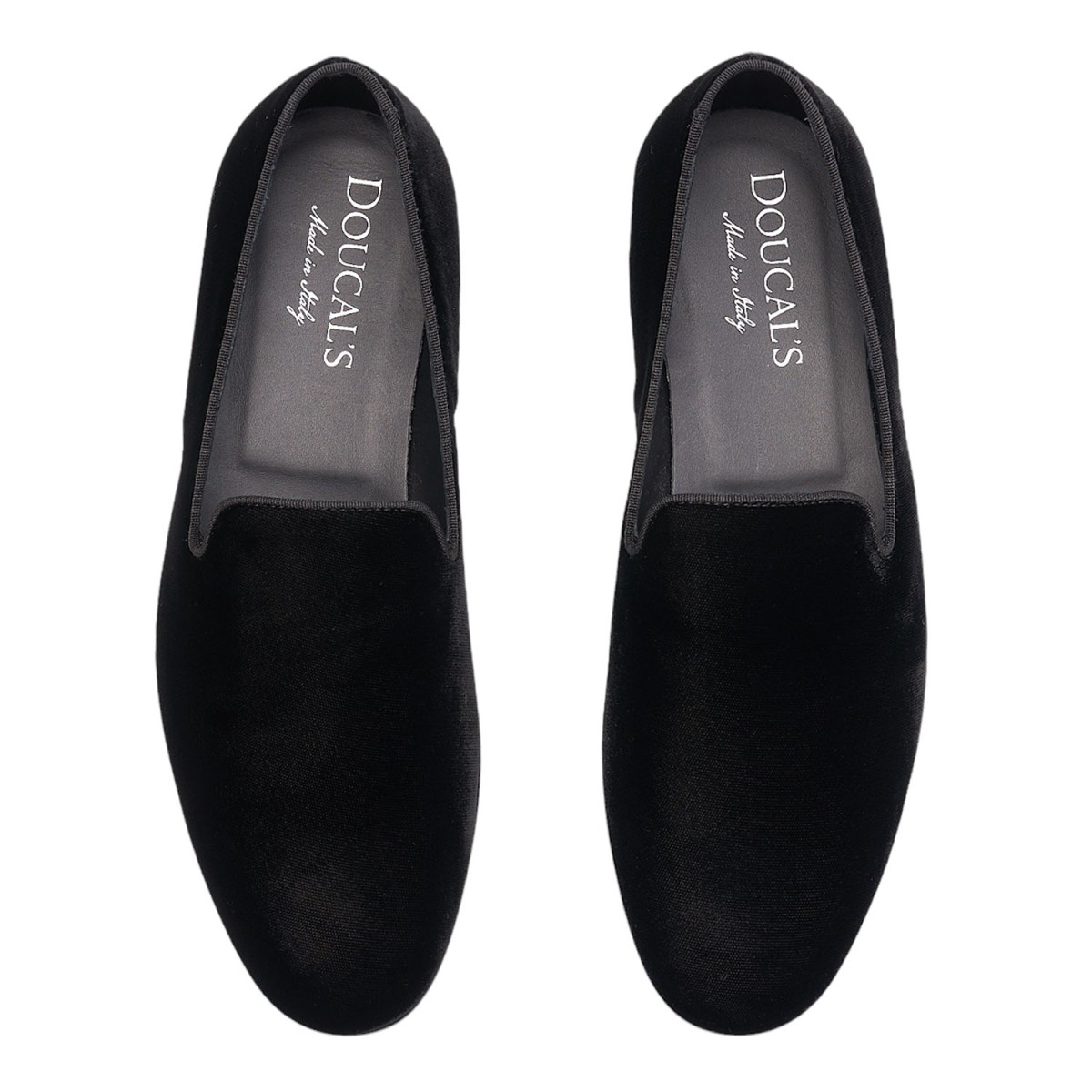 Loafers Velvet - ΜΑΥΡΟ