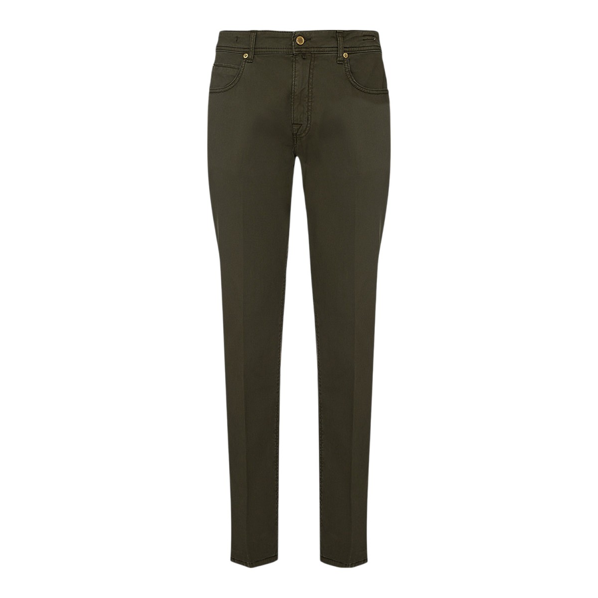 5Pockets Trousers STEVE  - OLIVE GREEN