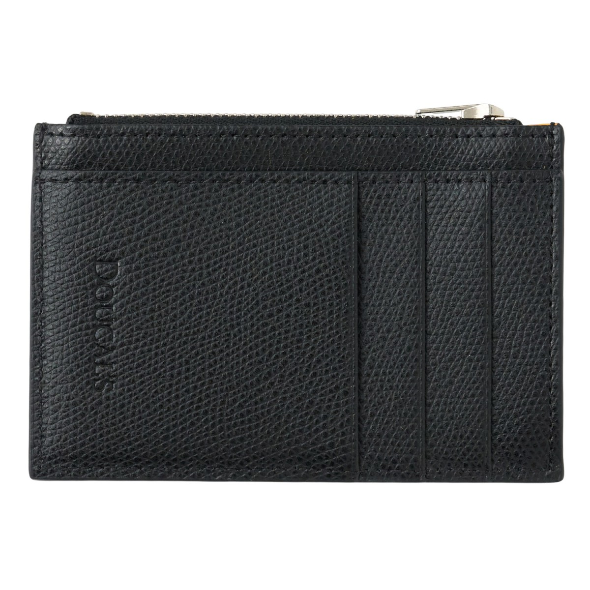 Card holder VITELLO PALMELATO - ΜΑΥΡΟ