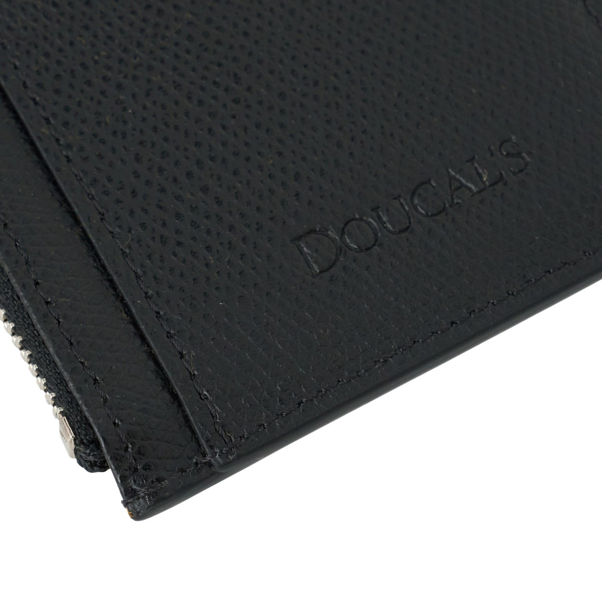 Card holder VITELLO PALMELATO - ΜΑΥΡΟ