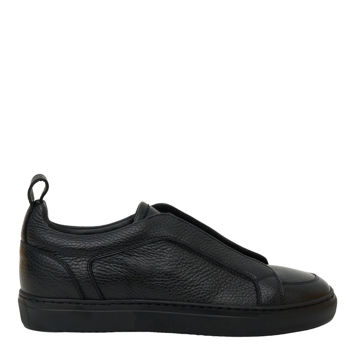 Sneakers Δερμάτινα - ΜΑΥΡΟ