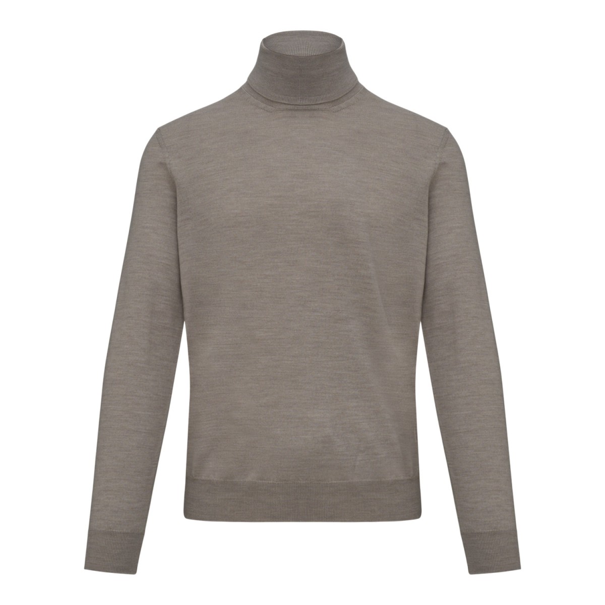 Turtleneck Sweater - BEIGE