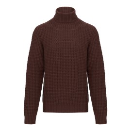 Turtleneck Sweater - TERRACOTA