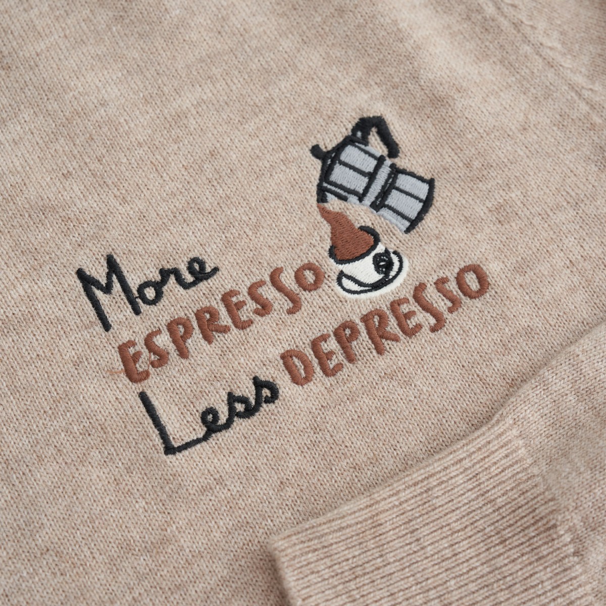 Πουλόβερ Espresso - Depresso - ΜΠΕΖ