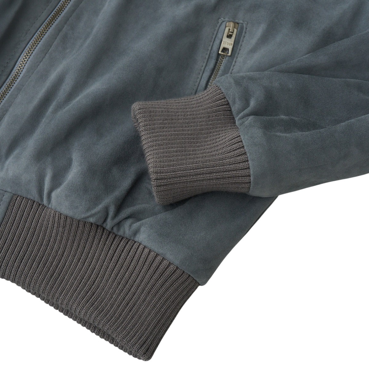Leather Jacket - GREY