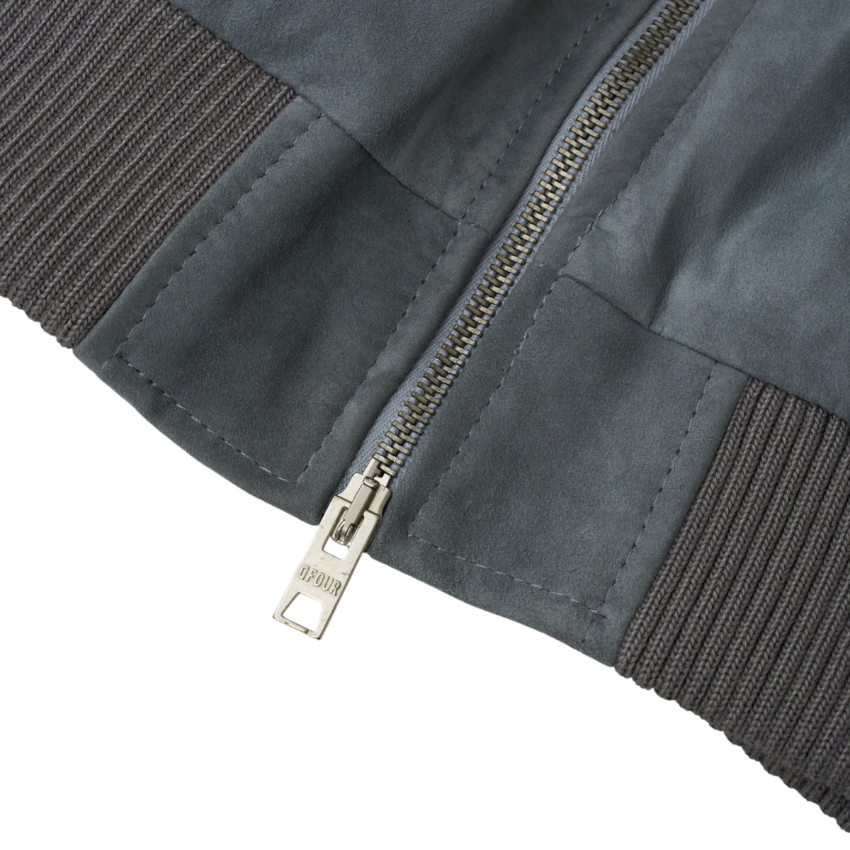 Leather Jacket - GREY
