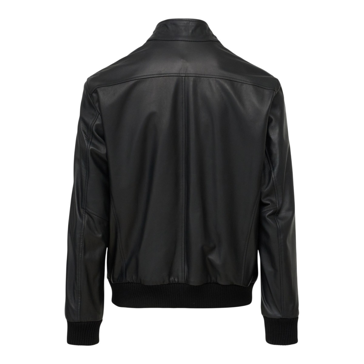 Δερμάτινο Jacket - ΜΑΥΡΟ
