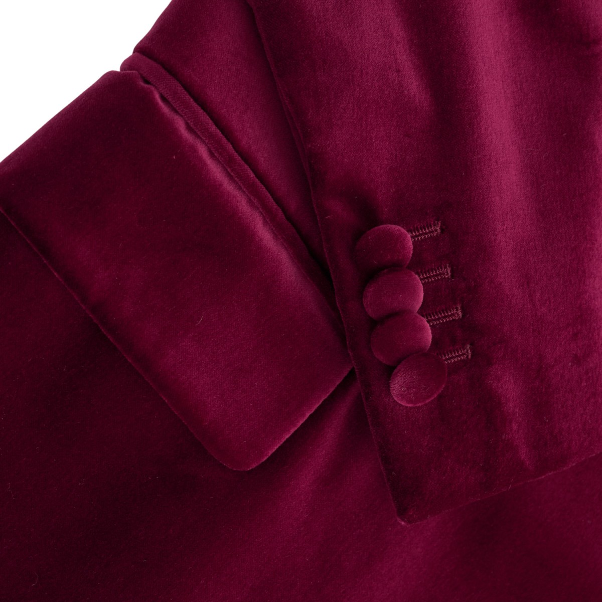 Velvet Jacket  - BORDEAUX