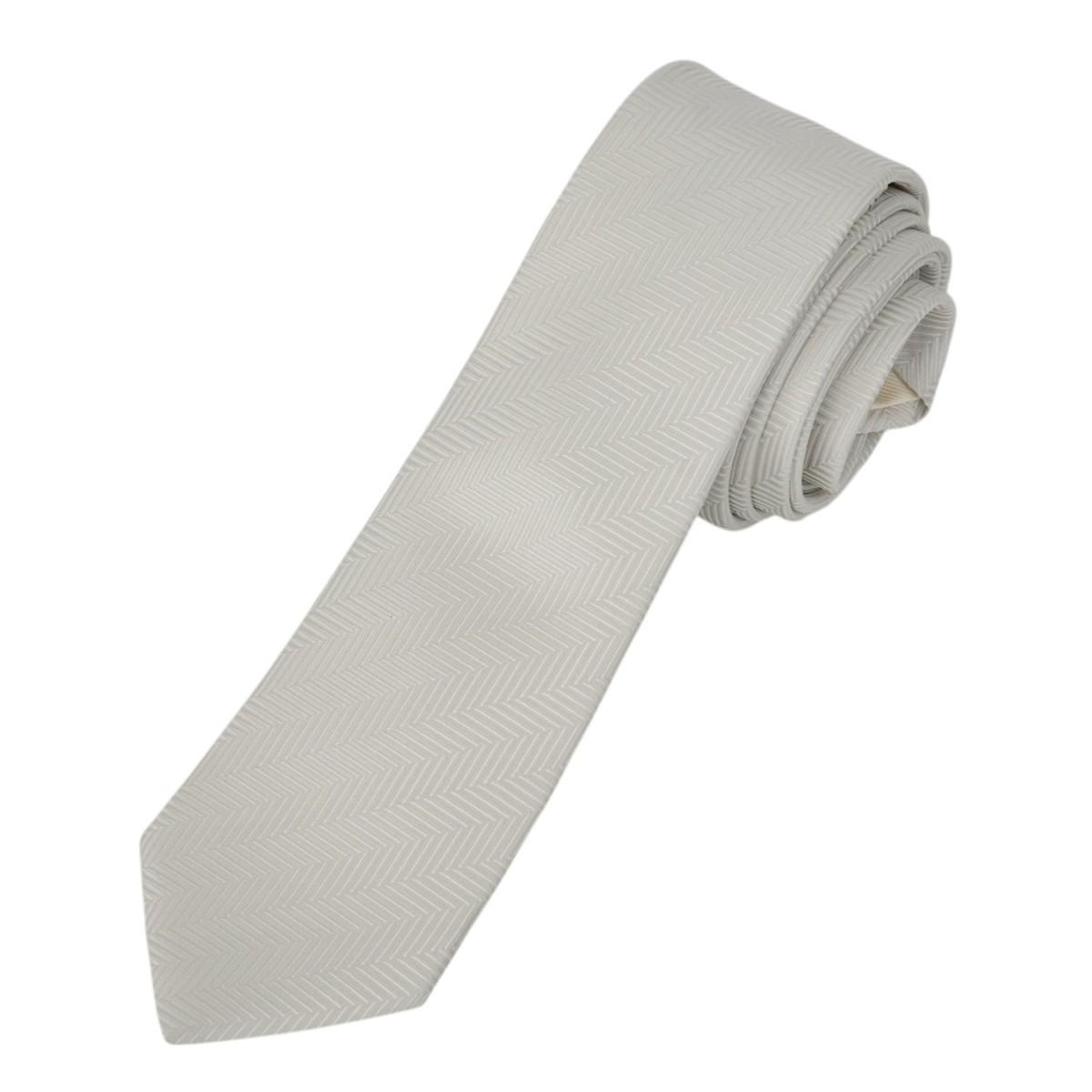 Silk Tie - SILVER