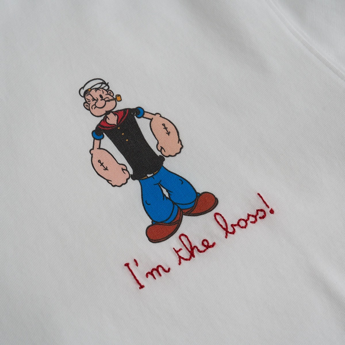 T-Shirt | Popeye Boss - ΛΕΥΚΟ