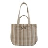 Tote Bag Ριγέ - ΜΠΕΖ