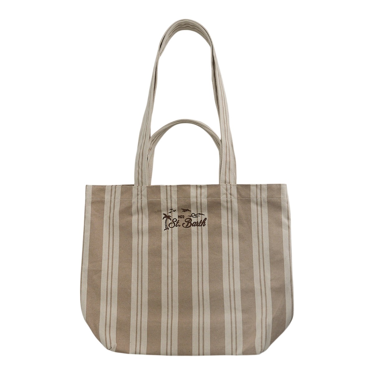 Tote Bag Ριγέ - ΜΠΕΖ