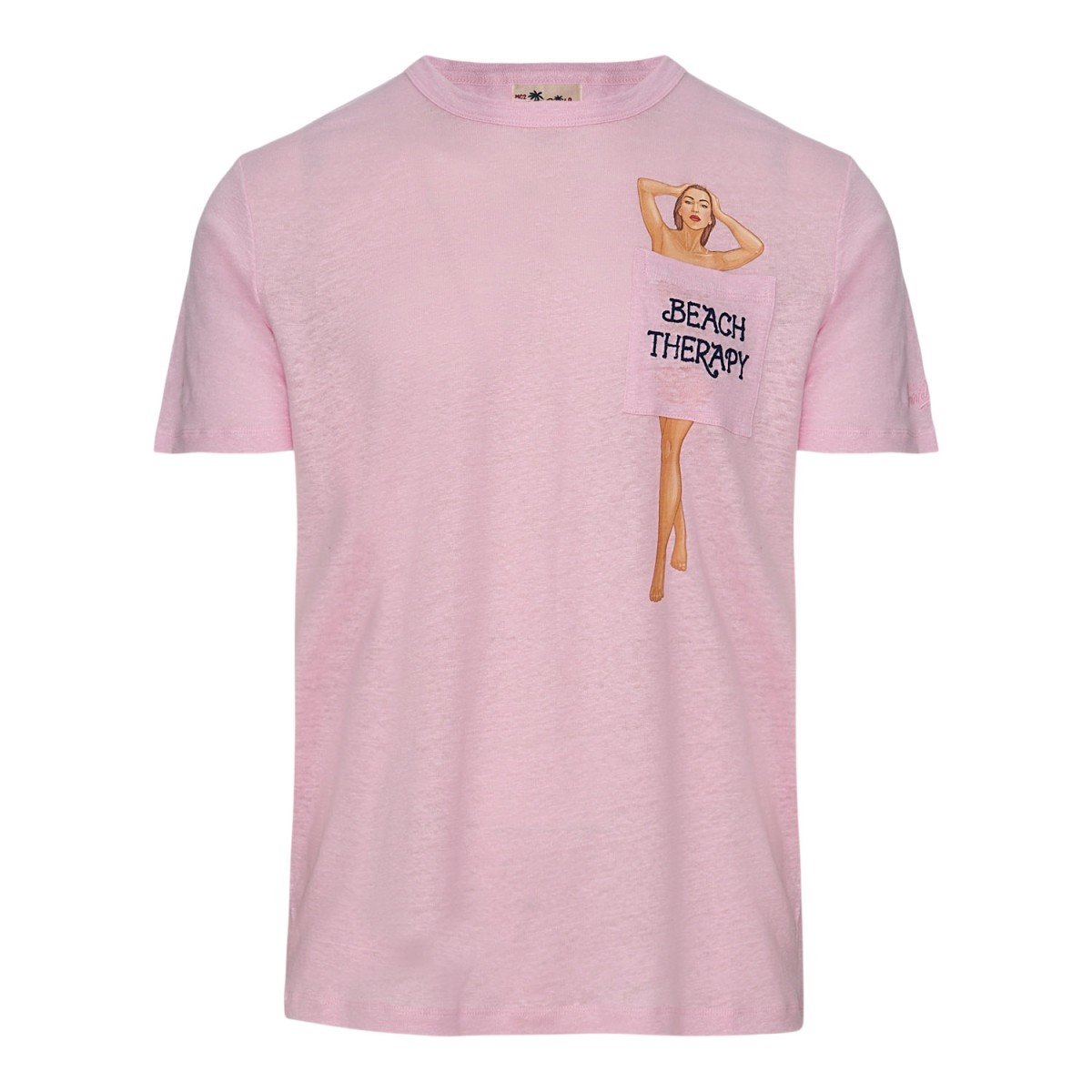 T-Shirt | Beach therapy - ΡΟΖ