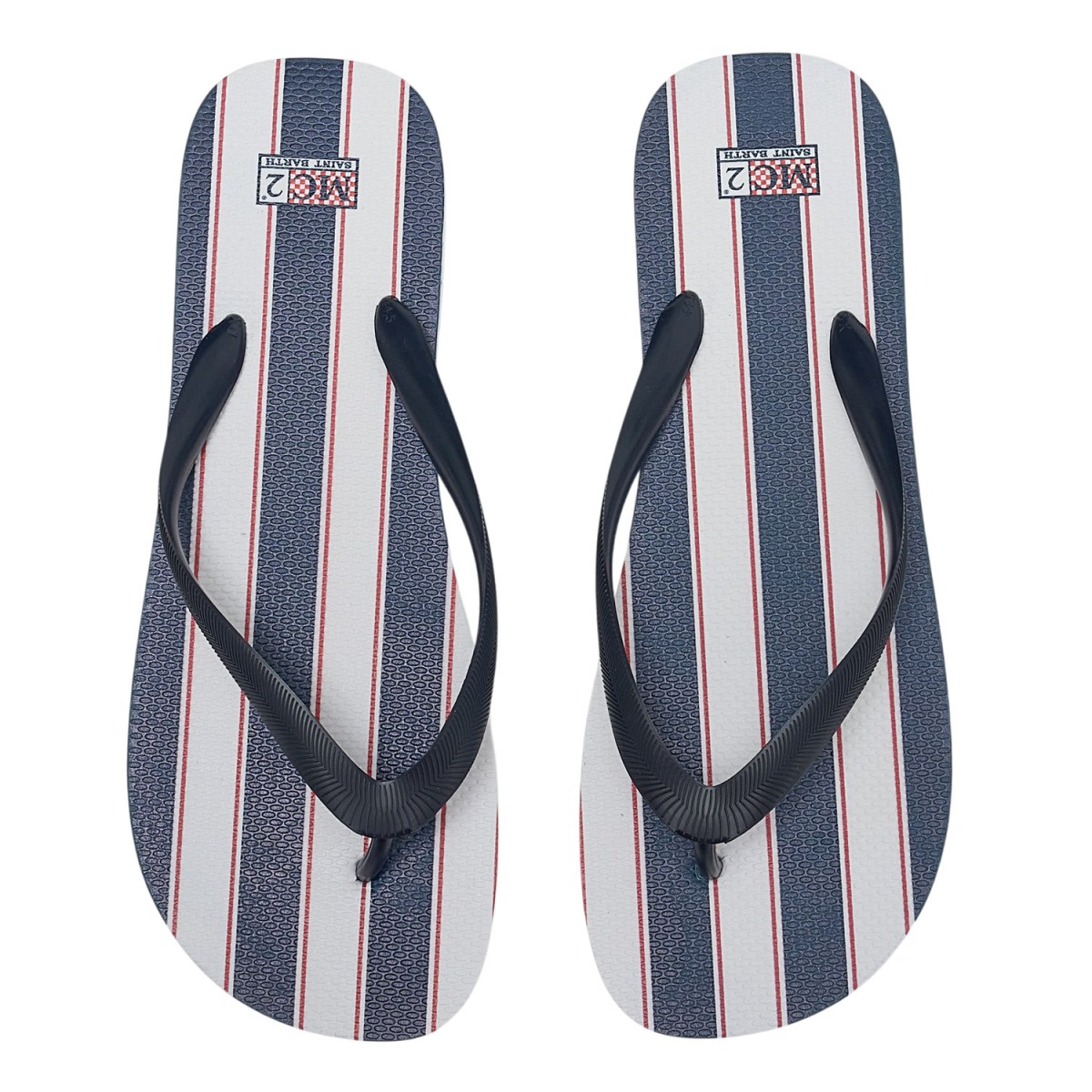 Flip-flops | Beach Stripes - BLUE