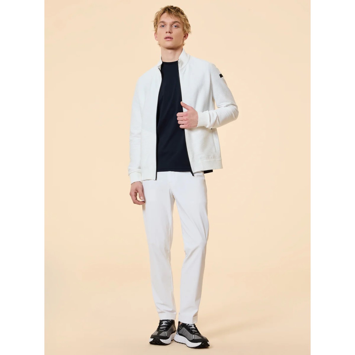 Ζακέτα Ottawa full zip - ΛΕΥΚΟ