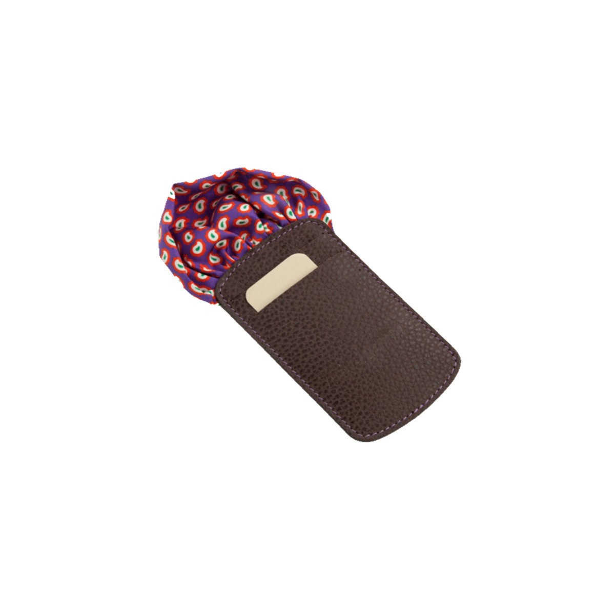 Card Holder - pocket square - PURPLE