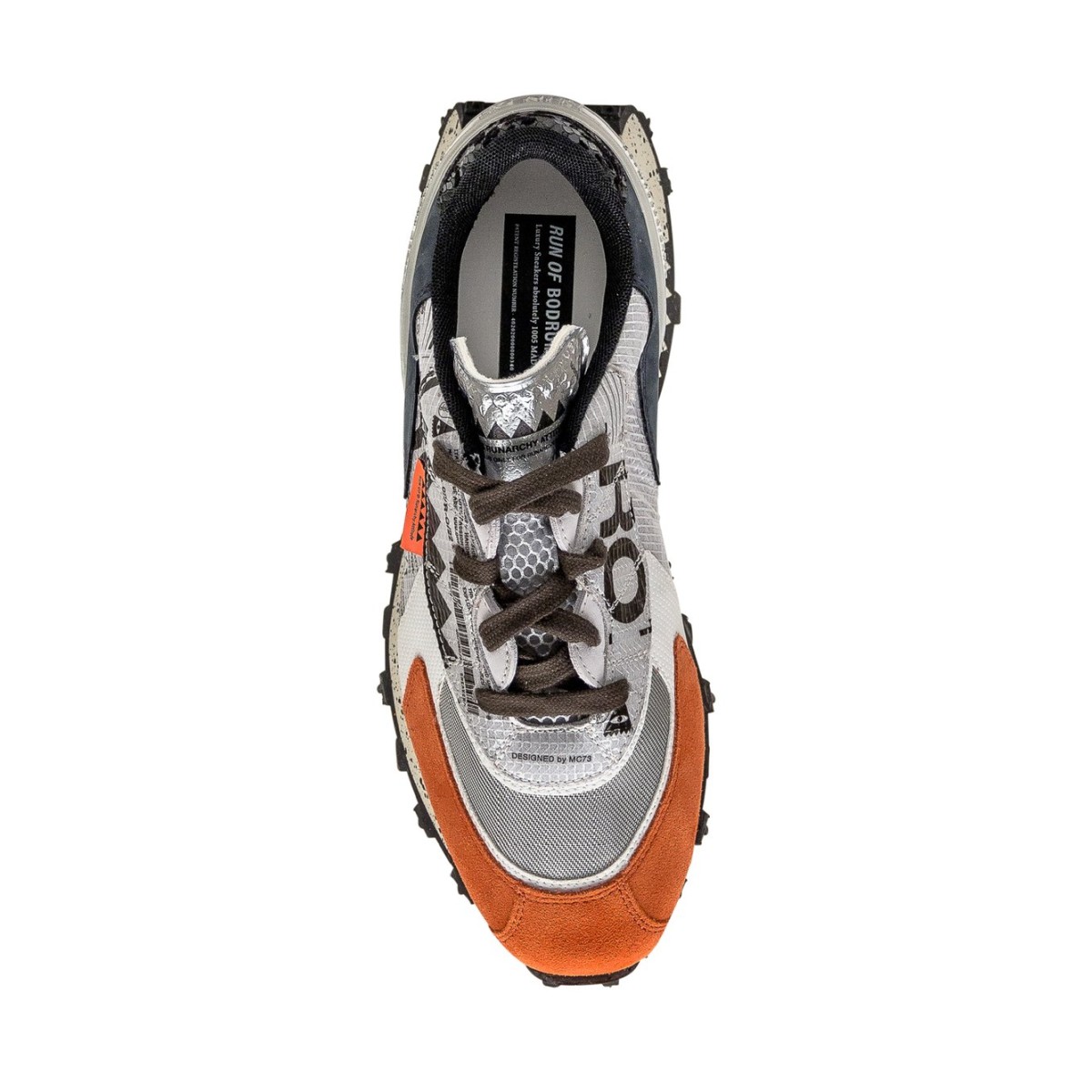 Sneakers RO1 HYPE M - ΜΑΥΡΟ ΠΟΡΤΟΚΑΛΙ